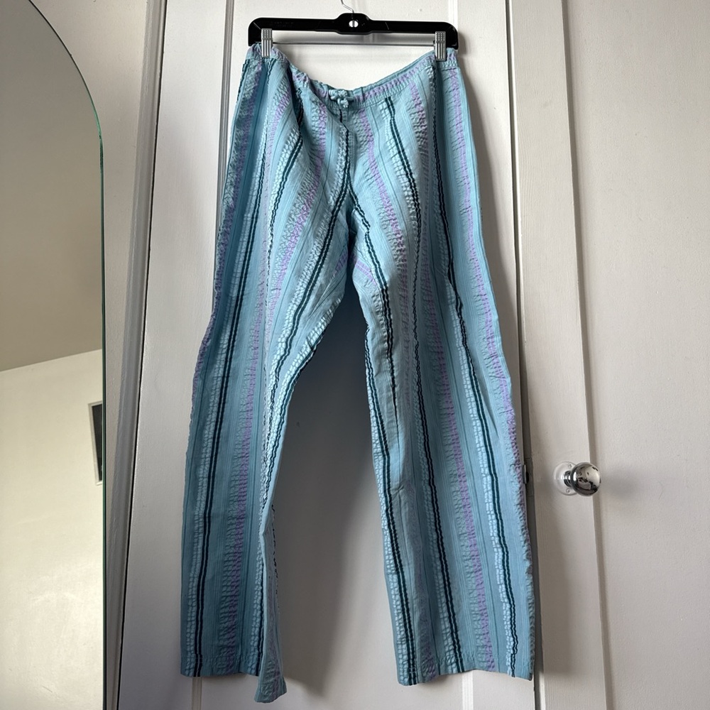 Striped Blue and Purple Pants